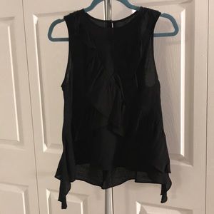 Tank top with ruffles